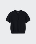 MUSINSA STANDARD WOMAN MUSINSA STANDARD WOMAN Women's Polo Shirt [Black]