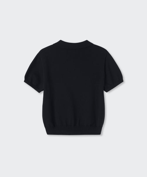 MUSINSA STANDARD WOMAN MUSINSA STANDARD WOMAN Women's Polo Shirt [Black]