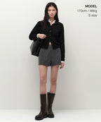 MUSINSA STANDARD WOMAN MUSINSA STANDARD WOMAN Cardigan Essential Collared [Size]