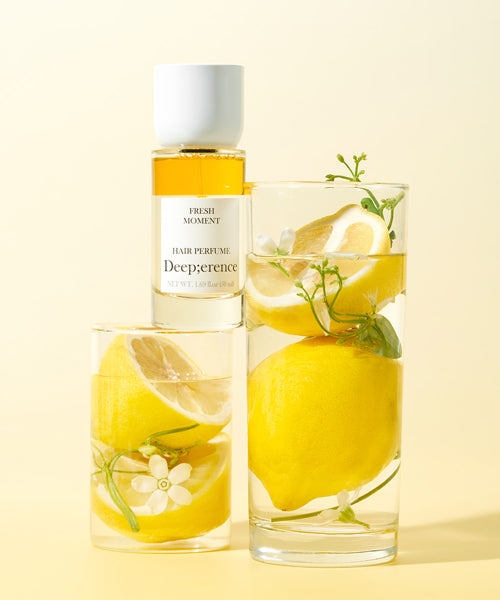 DEEPERENCE Perfume hair mist 50ml, choose 1 of 3 (rose/citrus/basil)