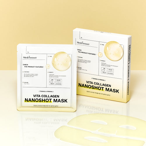MEDIANSWER MEDIANSWER Vita Collagen Nanoshot Mask 10 sheets