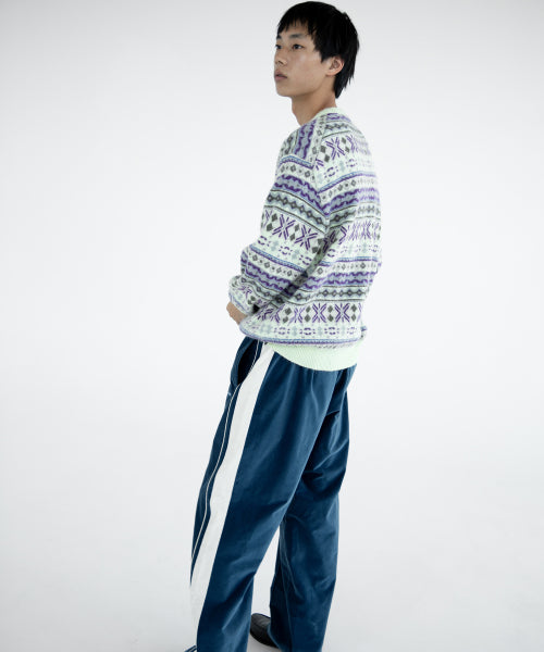 THISISNEVERTHAT THISISNEVERTHAT Velvet Track Pant Blue