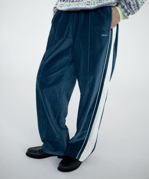 THISISNEVERTHAT THISISNEVERTHAT Velvet Track Pant Blue