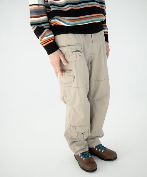 THISISNEVERTHAT THISISNEVERTHAT Multi Pocket Cargo Pant Beige