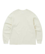 THISISNEVERTHAT THISISNEVERTHAT Waffle L/S Tee Ivory