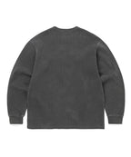 THISISNEVERTHAT THISISNEVERTHAT Waffle L/S Tee Charcoal