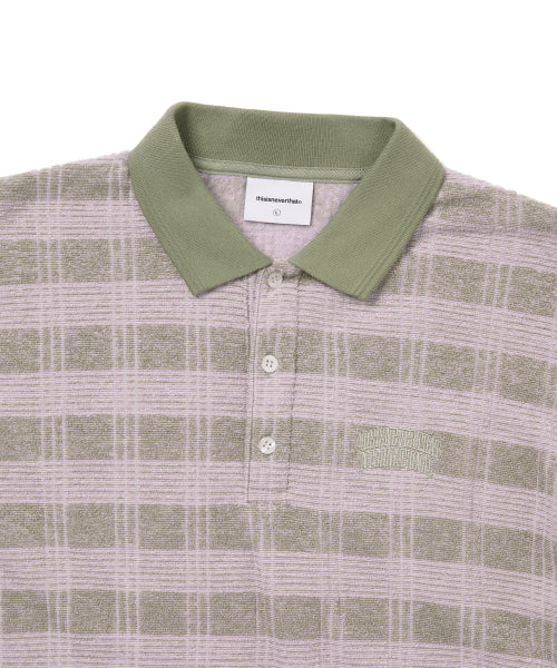THISISNEVERTHAT THISISNEVERTHAT Striped Rugby L/S Top Light Olive