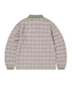 THISISNEVERTHAT THISISNEVERTHAT Striped Rugby L/S Top Light Olive