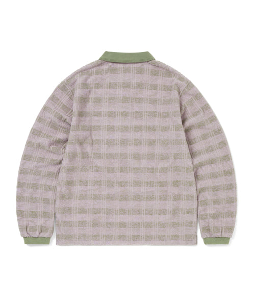 THISISNEVERTHAT THISISNEVERTHAT Striped Rugby L/S Top Light Olive