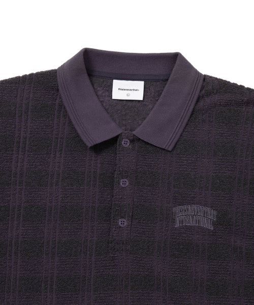 THISISNEVERTHAT THISISNEVERTHAT Striped Rugby L/S Top Black