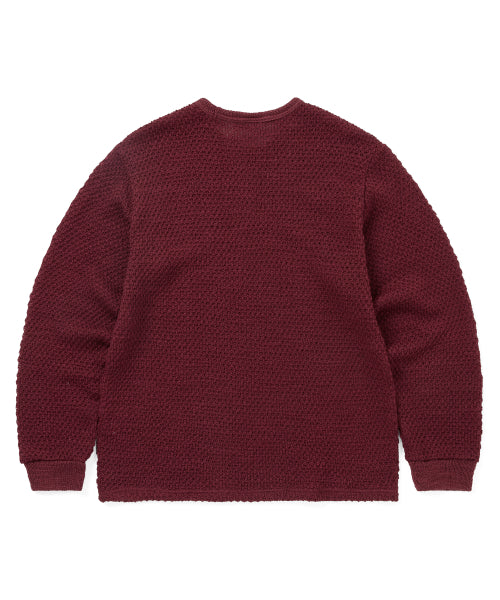 THISISNEVERTHAT THISISNEVERTHAT Wool Crochet Knitwear Red