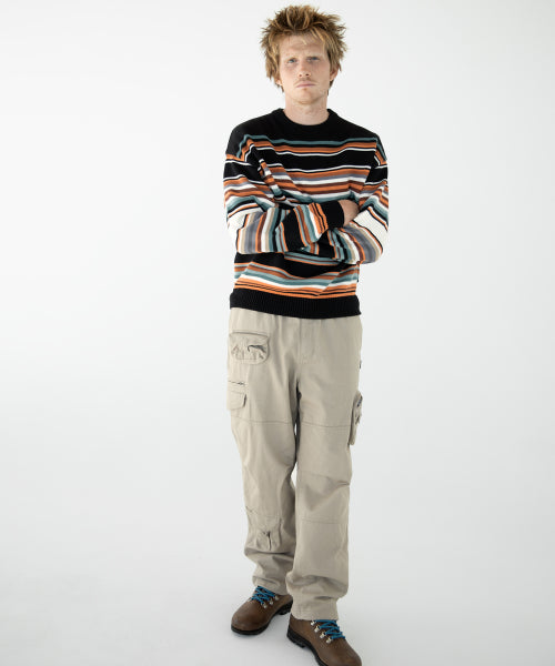 THISISNEVERTHAT THISISNEVERTHAT Multi Striped Sweater Black/White