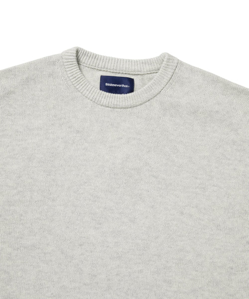 THISISNEVERTHAT THISISNEVERTHAT Fortuna N-Logo Sweater Heather Grey