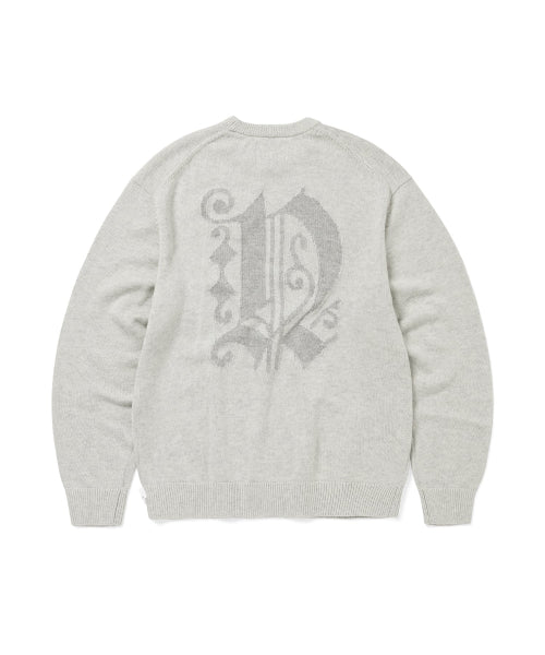 THISISNEVERTHAT THISISNEVERTHAT Fortuna N-Logo Sweater Heather Grey