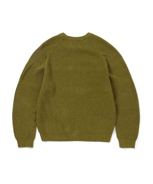 THISISNEVERTHAT THISISNEVERTHAT T-Logo Knit Sweater Mustard