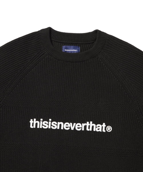 THISISNEVERTHAT THISISNEVERTHAT T-Logo Knit Sweater Black