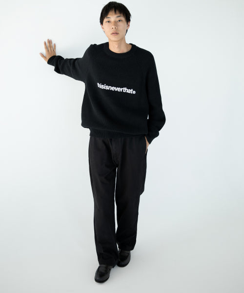THISISNEVERTHAT THISISNEVERTHAT T-Logo Knit Sweater Black