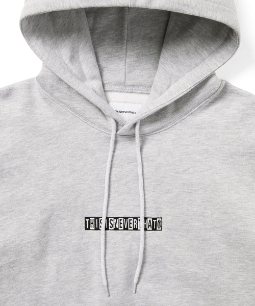 THISISNEVERTHAT THISISNEVERTHAT Checkerboard Logo Hoodie Heather Grey