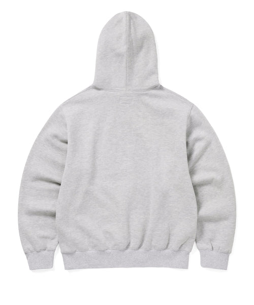 THISISNEVERTHAT THISISNEVERTHAT Checkerboard Logo Hoodie Heather Grey