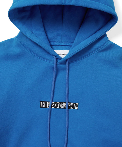 THISISNEVERTHAT THISISNEVERTHAT Checkerboard Logo Hoodie Blue