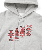 THISISNEVERTHAT THISISNEVERTHAT Vertical Logo Hoodie Heather Grey