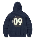 THISISNEVERTHAT THISISNEVERTHAT Circled Number Hoodie Navy