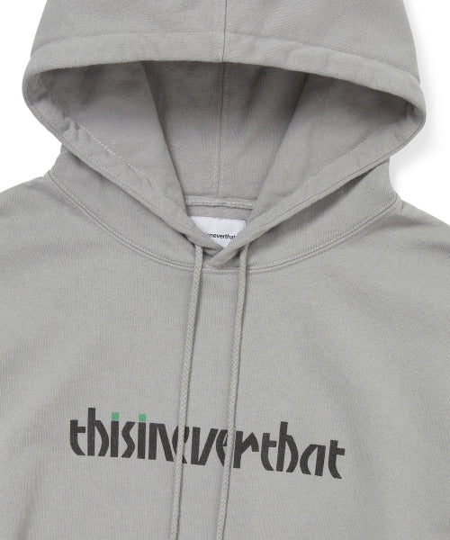 THISISNEVERTHAT THISISNEVERTHAT Circled Number Hoodie Concrete