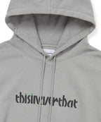 THISISNEVERTHAT THISISNEVERTHAT Circled Number Hoodie Concrete