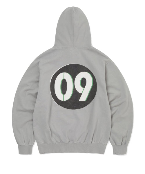 THISISNEVERTHAT THISISNEVERTHAT Circled Number Hoodie Concrete