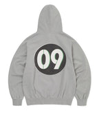 THISISNEVERTHAT THISISNEVERTHAT Circled Number Hoodie Concrete