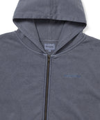THISISNEVERTHAT THISISNEVERTHAT Waffle Lined Zip Up Hoodie Warm Blue
