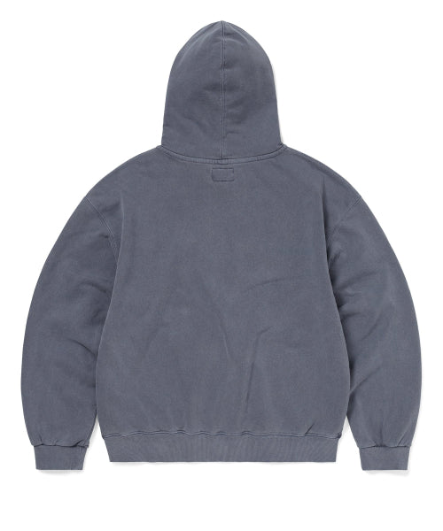 THISISNEVERTHAT THISISNEVERTHAT Waffle Lined Zip Up Hoodie Warm Blue