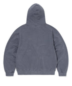 THISISNEVERTHAT THISISNEVERTHAT Waffle Lined Zip Up Hoodie Warm Blue