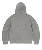 THISISNEVERTHAT THISISNEVERTHAT Waffle Lined Zip Up Hoodie Dark Grey