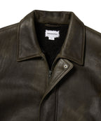 THISISNEVERTHAT THISISNEVERTHAT Washed Shearling Jacket Olive
