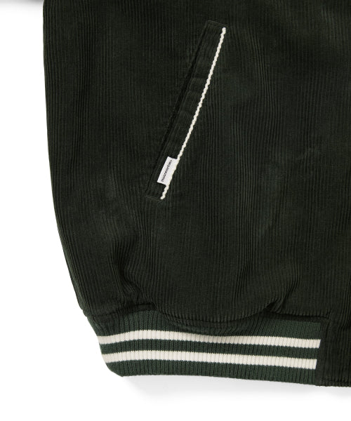 THISISNEVERTHAT THISISNEVERTHAT Corduroy Varsity Jacket Green