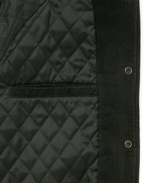 THISISNEVERTHAT THISISNEVERTHAT Corduroy Varsity Jacket Green