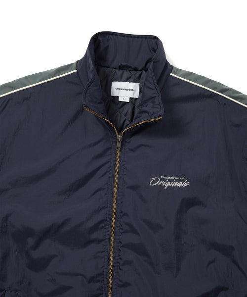 THISISNEVERTHAT THISISNEVERTHAT Originals Warm Up Jacket Navy