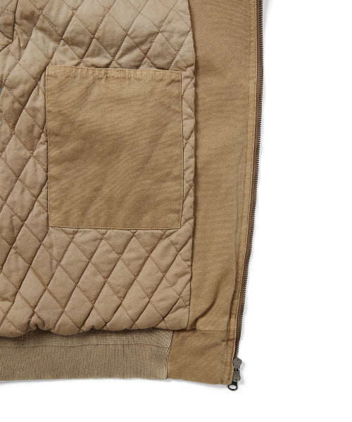 THISISNEVERTHAT THISISNEVERTHAT Overdyed Hooded Jacket Brown