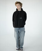 THISISNEVERTHAT THISISNEVERTHAT Overdyed Hooded Jacket Black
