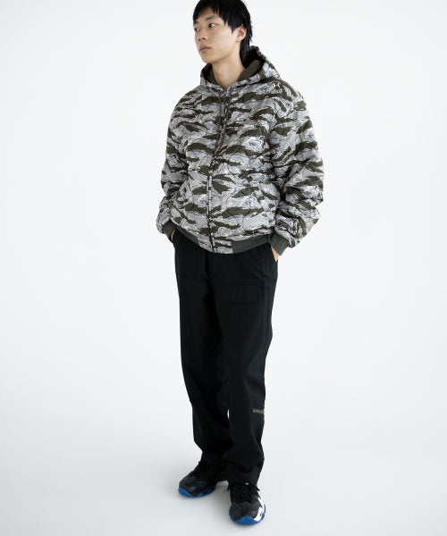 THISISNEVERTHAT THISISNEVERTHAT Quilted Hooded Jacket Olive