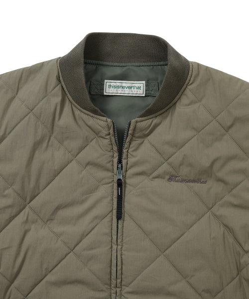 THISISNEVERTHAT THISISNEVERTHAT Reversible Bomber Jacket Dark Sage