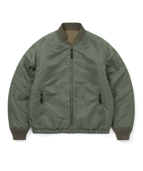 THISISNEVERTHAT THISISNEVERTHAT Reversible Bomber Jacket Dark Sage