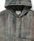 THISISNEVERTHAT THISISNEVERTHAT Blurred Hooded Jacket Olive