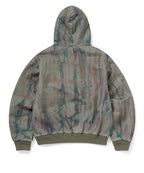 THISISNEVERTHAT THISISNEVERTHAT Blurred Hooded Jacket Olive