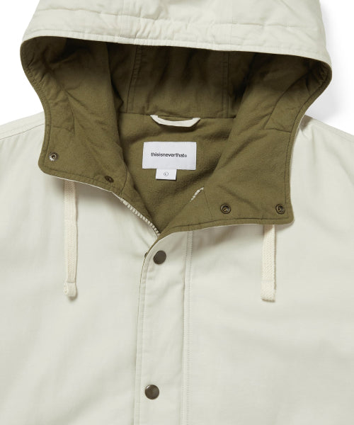 THISISNEVERTHAT THISISNEVERTHAT Hooded Puff Parka Stone