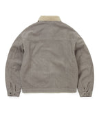 THISISNEVERTHAT THISISNEVERTHAT Sherpa Lined Corduroy Trucker Jacket Grey