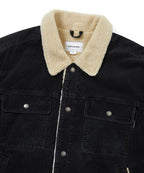 THISISNEVERTHAT THISISNEVERTHAT Sherpa Lined Corduroy Trucker Jacket Black