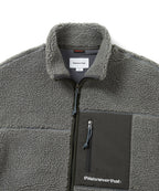 THISISNEVERTHAT THISISNEVERTHAT SP Sherpa Fleece Jacket Charcoal