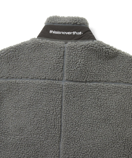 THISISNEVERTHAT THISISNEVERTHAT SP Sherpa Fleece Jacket Charcoal
